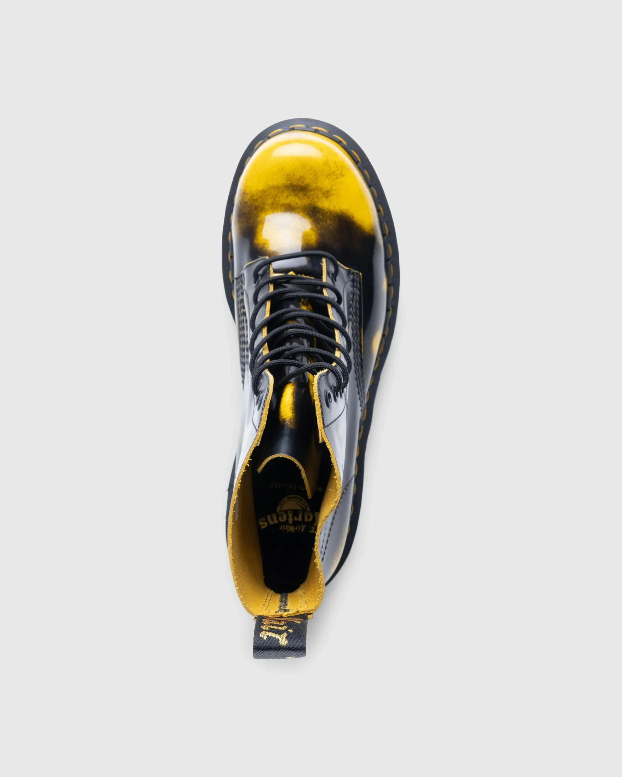 Dr. Martens 1460 Pascal Bex Black+Dms Yellow Rub Off Lux- Shoes