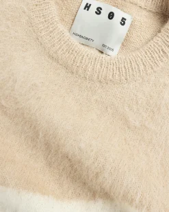 Highsnobiety HS05 Alpaca Abstract Sweater Vest Beige/Brown- Knitwear