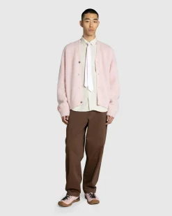 Sant Ambroeus Alpaca Cardigan Pink- Knitwear