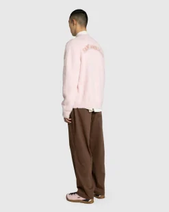 Sant Ambroeus Alpaca Cardigan Pink- Knitwear