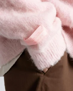 Sant Ambroeus Alpaca Cardigan Pink- Knitwear