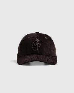 J.W. Anderson Anchor Logo Baseball Cap Dark Brown- Hats