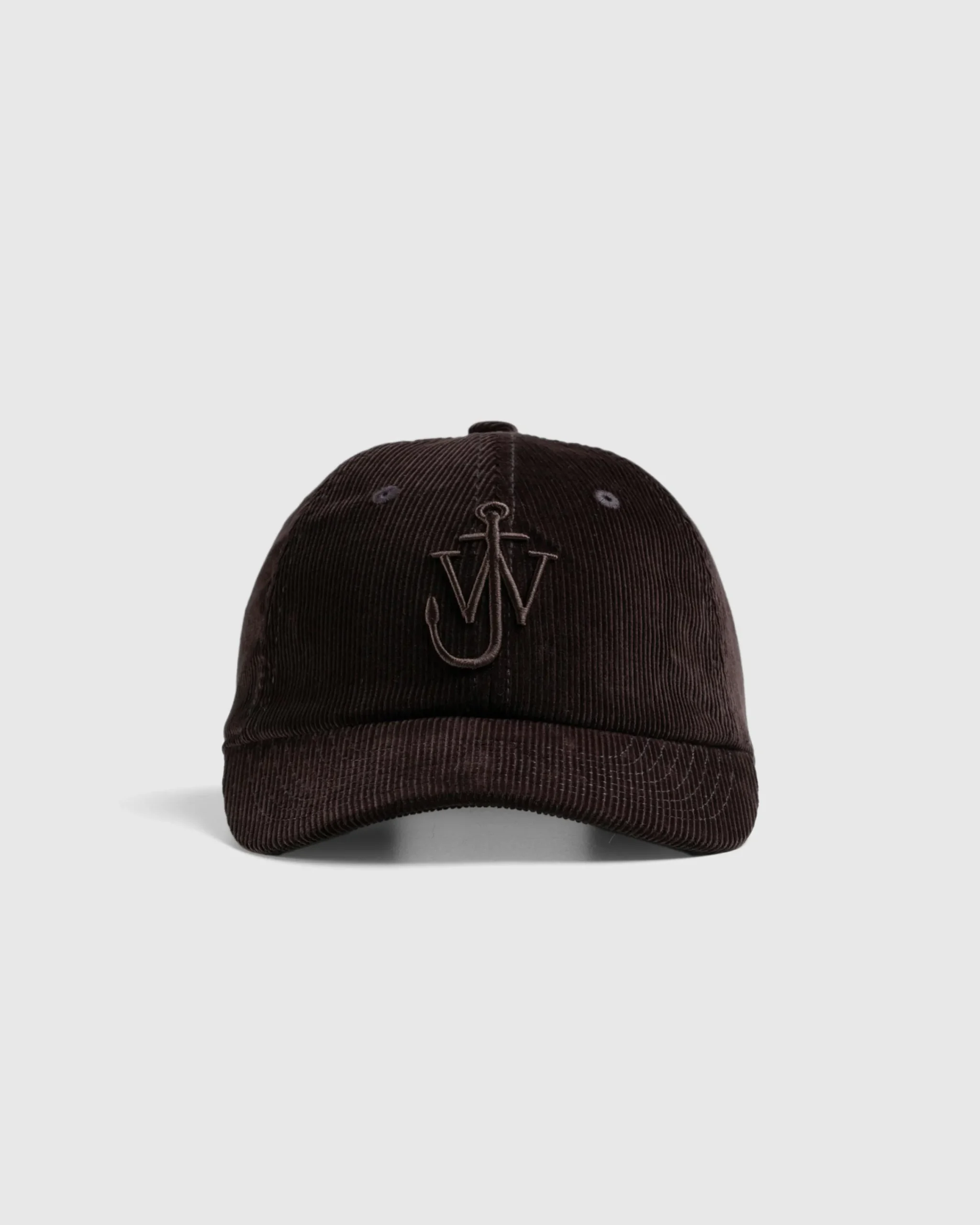 J.W. Anderson Anchor Logo Baseball Cap Dark Brown- Hats