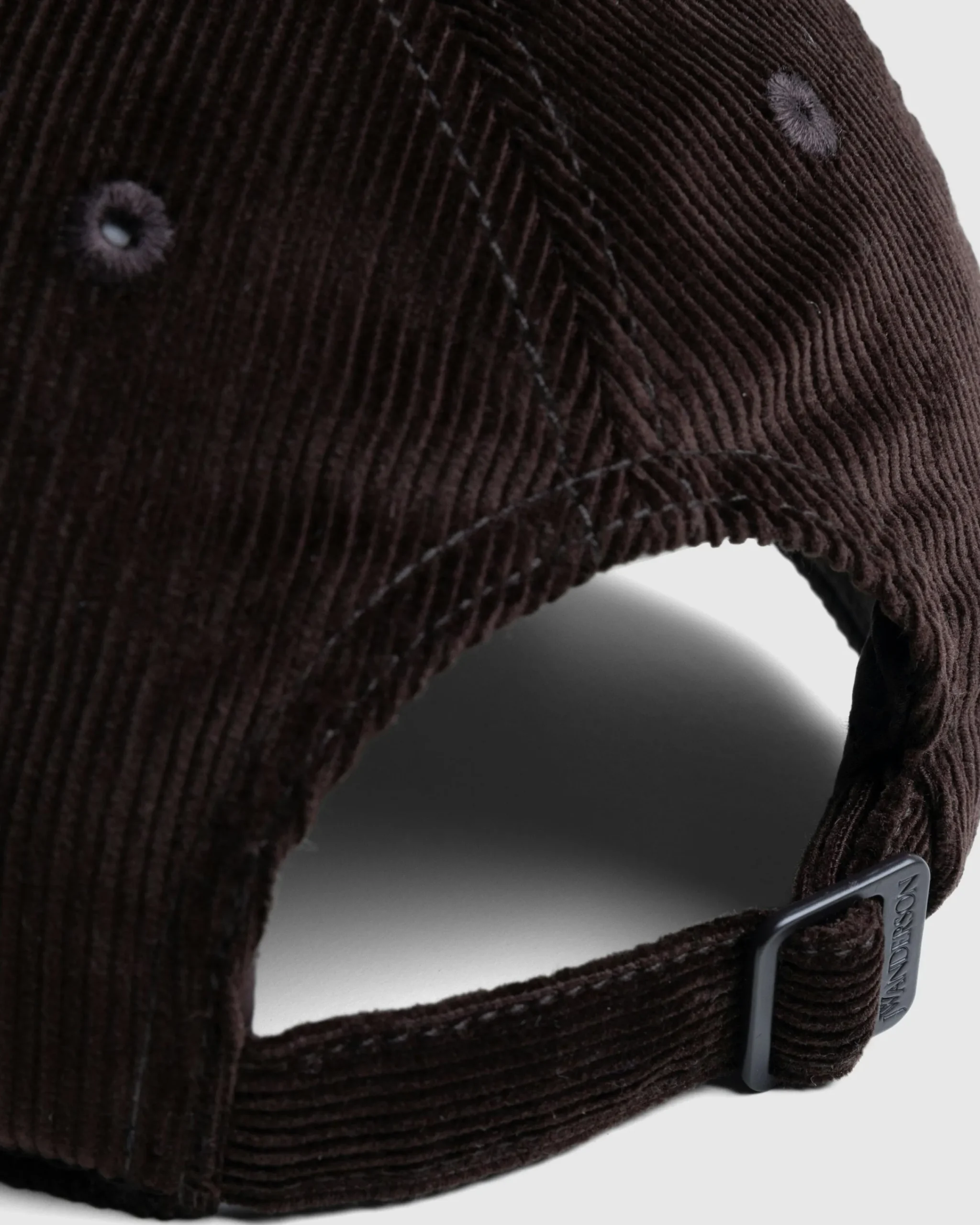 J.W. Anderson Anchor Logo Baseball Cap Dark Brown- Hats