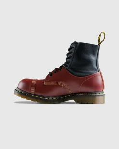 MM6 Maison Margiela Ankle Boot Oxblood Red/Black- Boots
