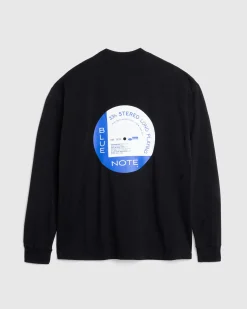 Blue Note Records Anniversary Long-Sleeve T-Shirt Black- Tops