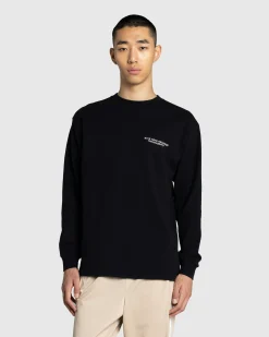 Blue Note Records Anniversary Long-Sleeve T-Shirt Black- Tops