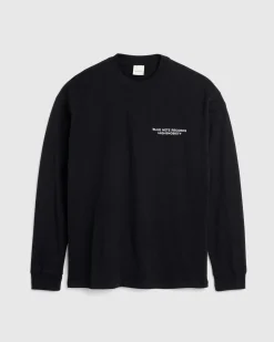 Blue Note Records Anniversary Long-Sleeve T-Shirt Black- Tops