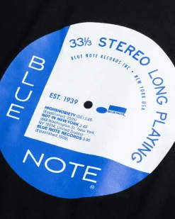 Blue Note Records Anniversary Long-Sleeve T-Shirt Black- Tops