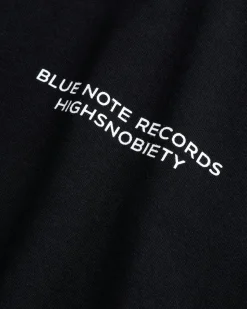 Blue Note Records Anniversary Long-Sleeve T-Shirt Black- Tops