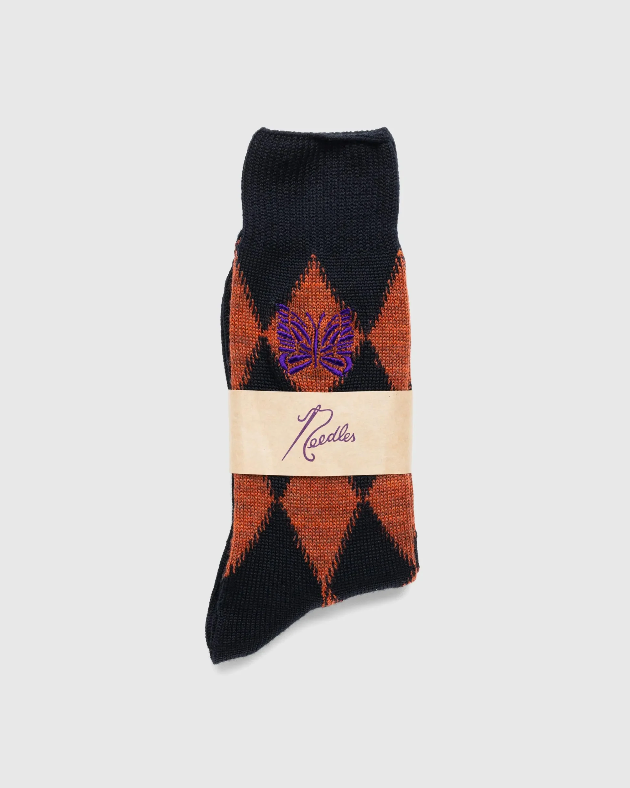 Needles Argyle Merino Socks- Socks