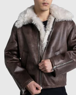 Séfr Asante Jacket Faux Aviator- Outerwear