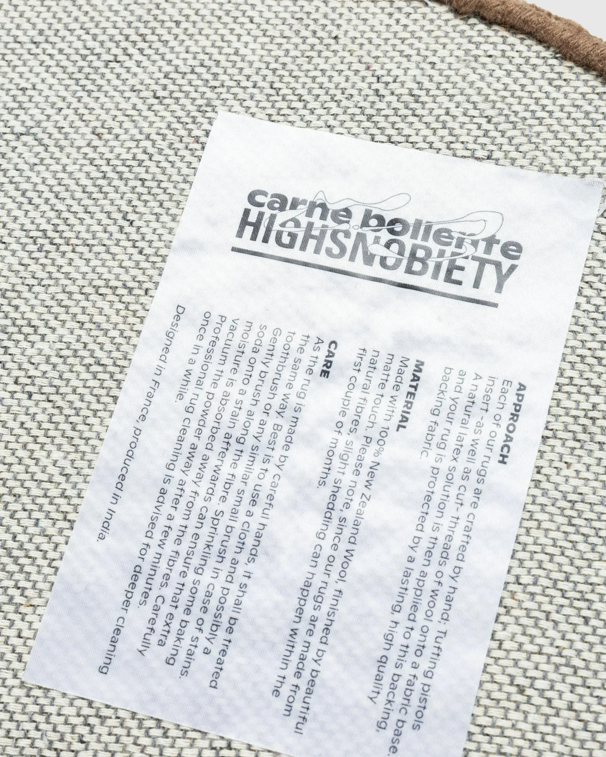 Carne Bollente Bare Berlin Rug- Textiles