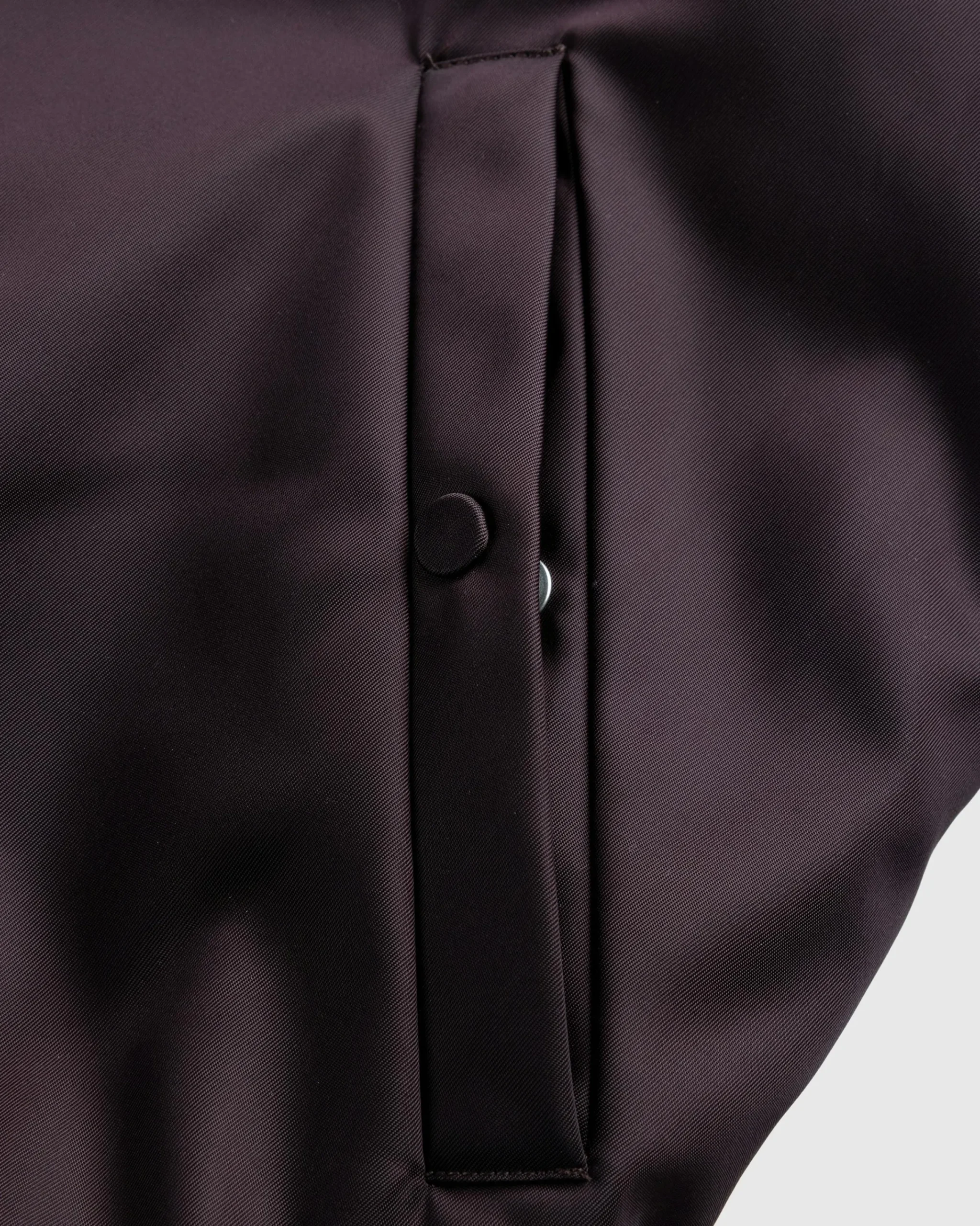 Meta Campania Collective Bastien Nylon Cropped Bomber Dark Chocolate Brown- Outerwear