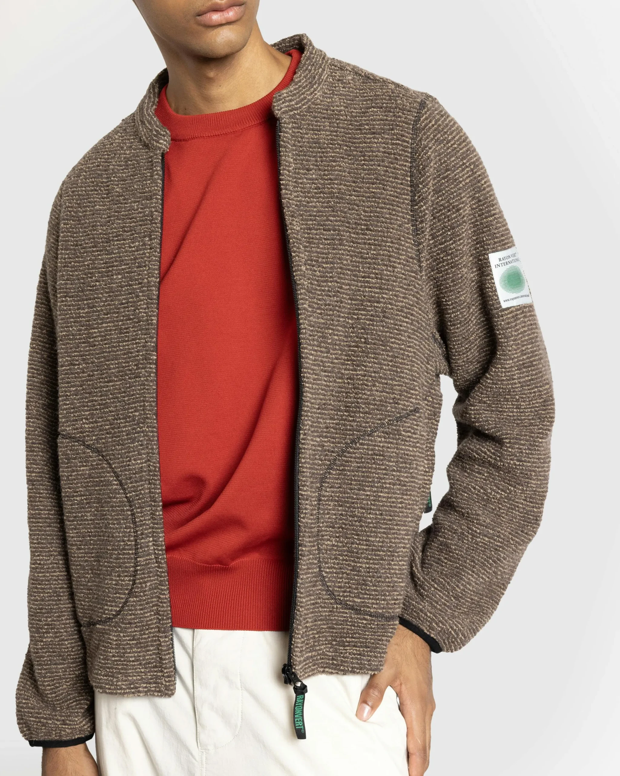 Rayon Vert Becco Fleece Sheep Brown- Outerwear