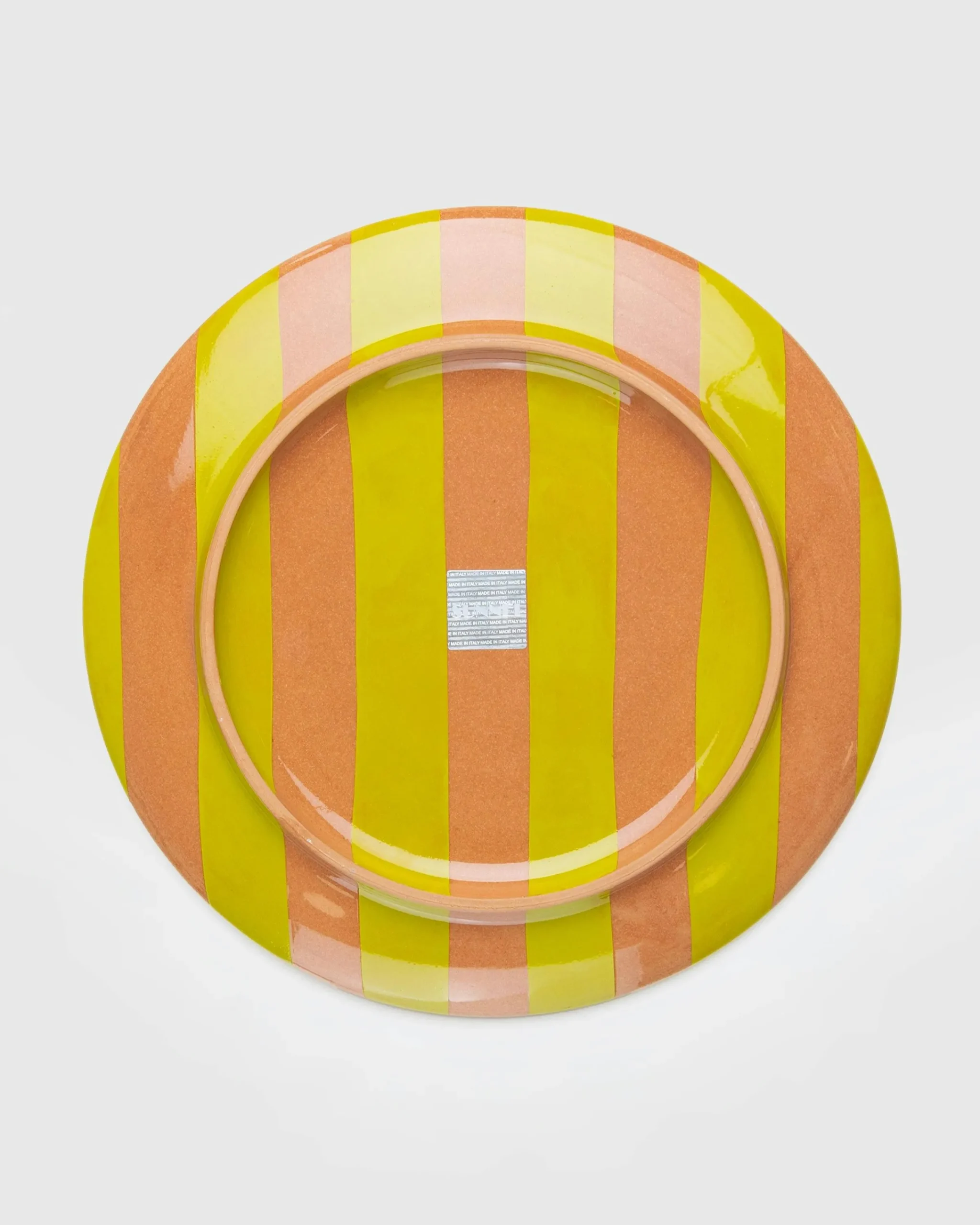 Sunnei BELLISOTTO TERRACOTTA PLATES Yellow- Ceramics