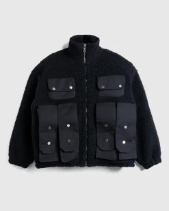 GmbH Bernt Teddy Wool Twill Fleece Jacket- Outerwear