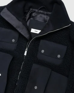 GmbH Bernt Teddy Wool Twill Fleece Jacket- Outerwear