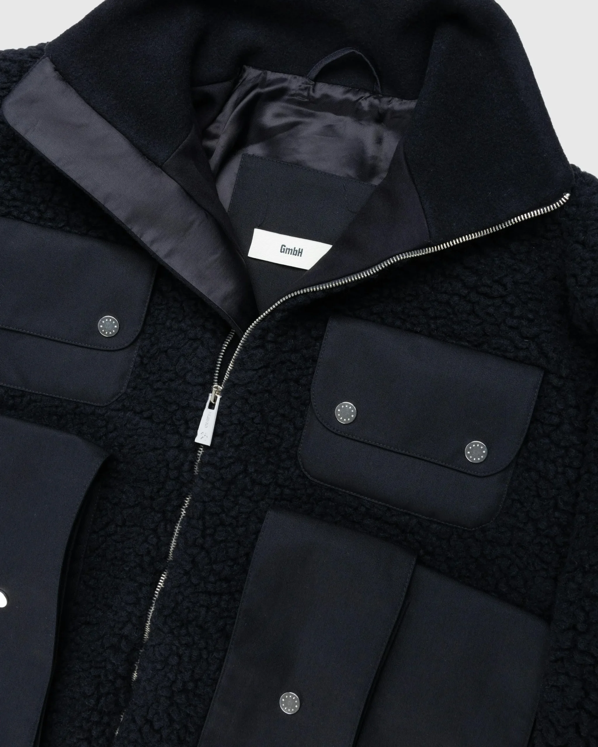 GmbH Bernt Teddy Wool Twill Fleece Jacket- Outerwear