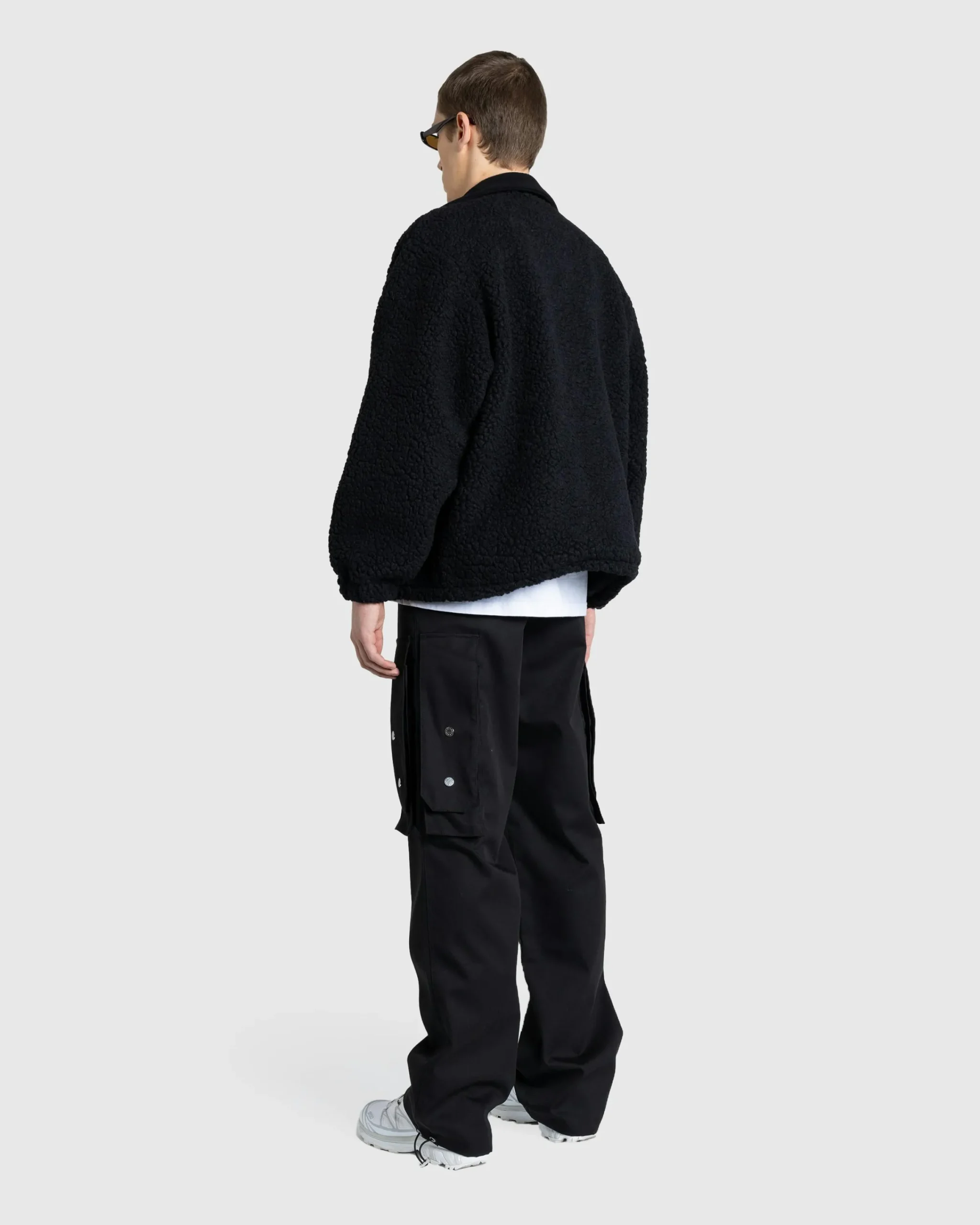GmbH Bernt Teddy Wool Twill Fleece Jacket- Outerwear