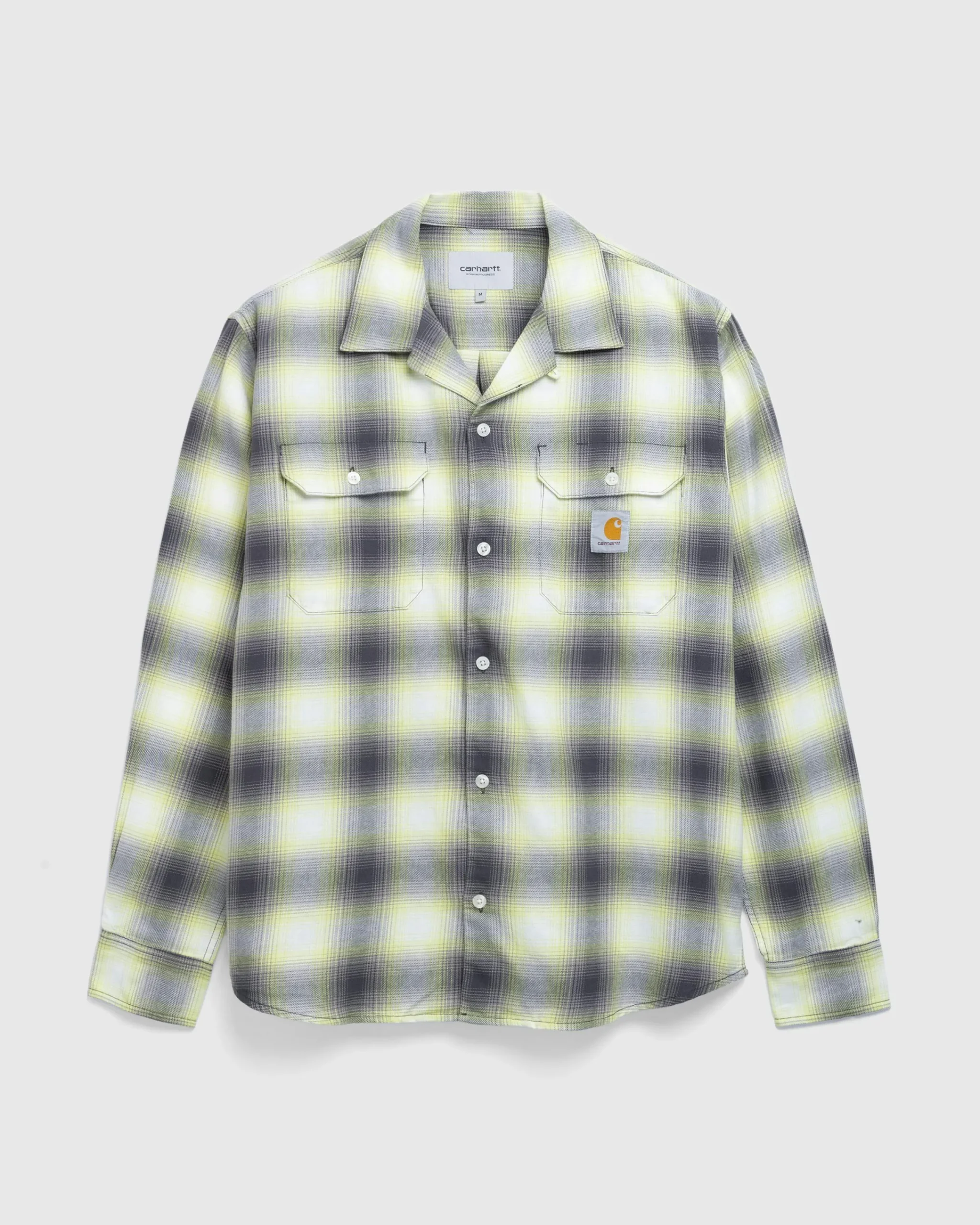 Carhartt WIP Blanchard Check Shirt Arctic Lime- Shirts