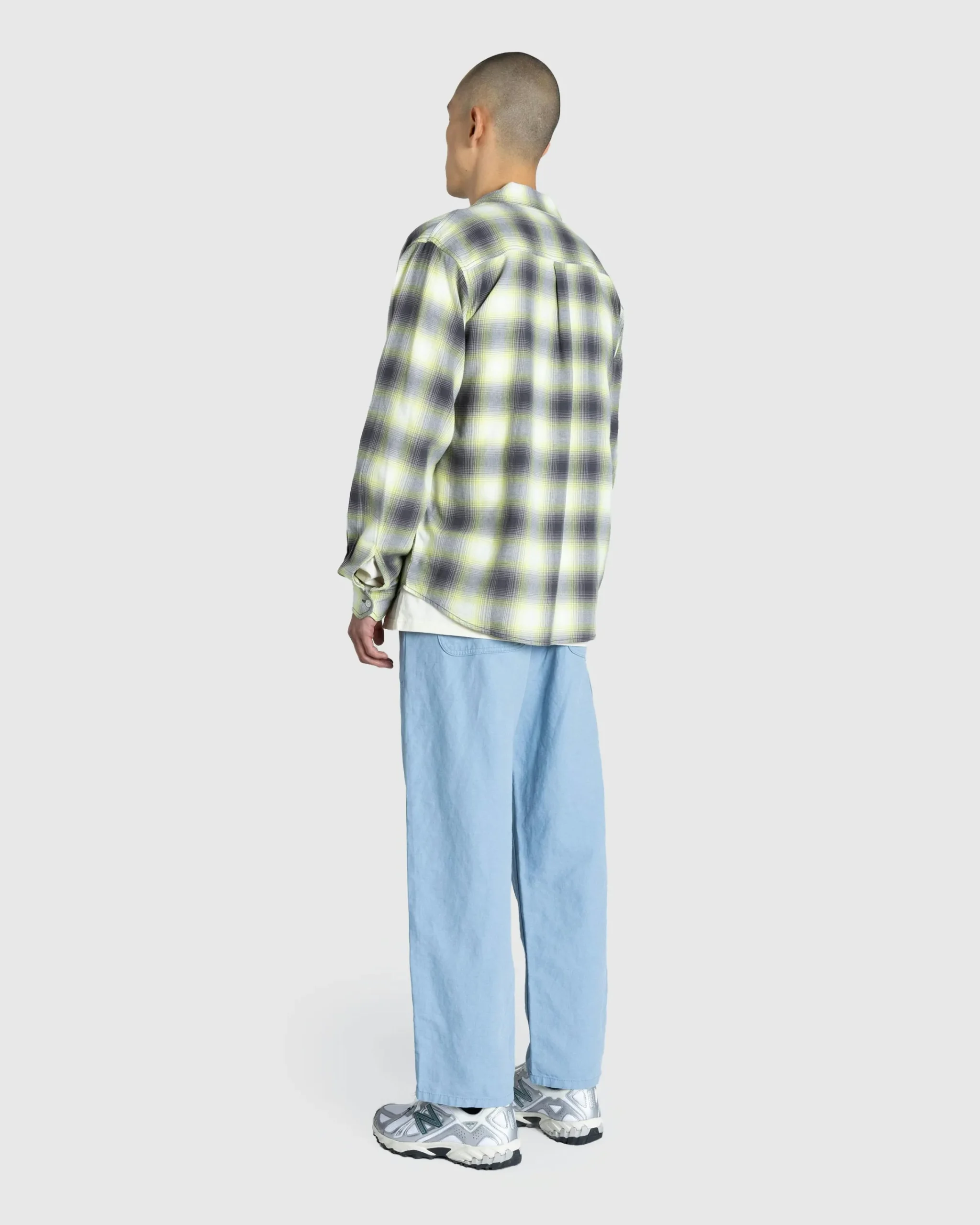 Carhartt WIP Blanchard Check Shirt Arctic Lime- Shirts