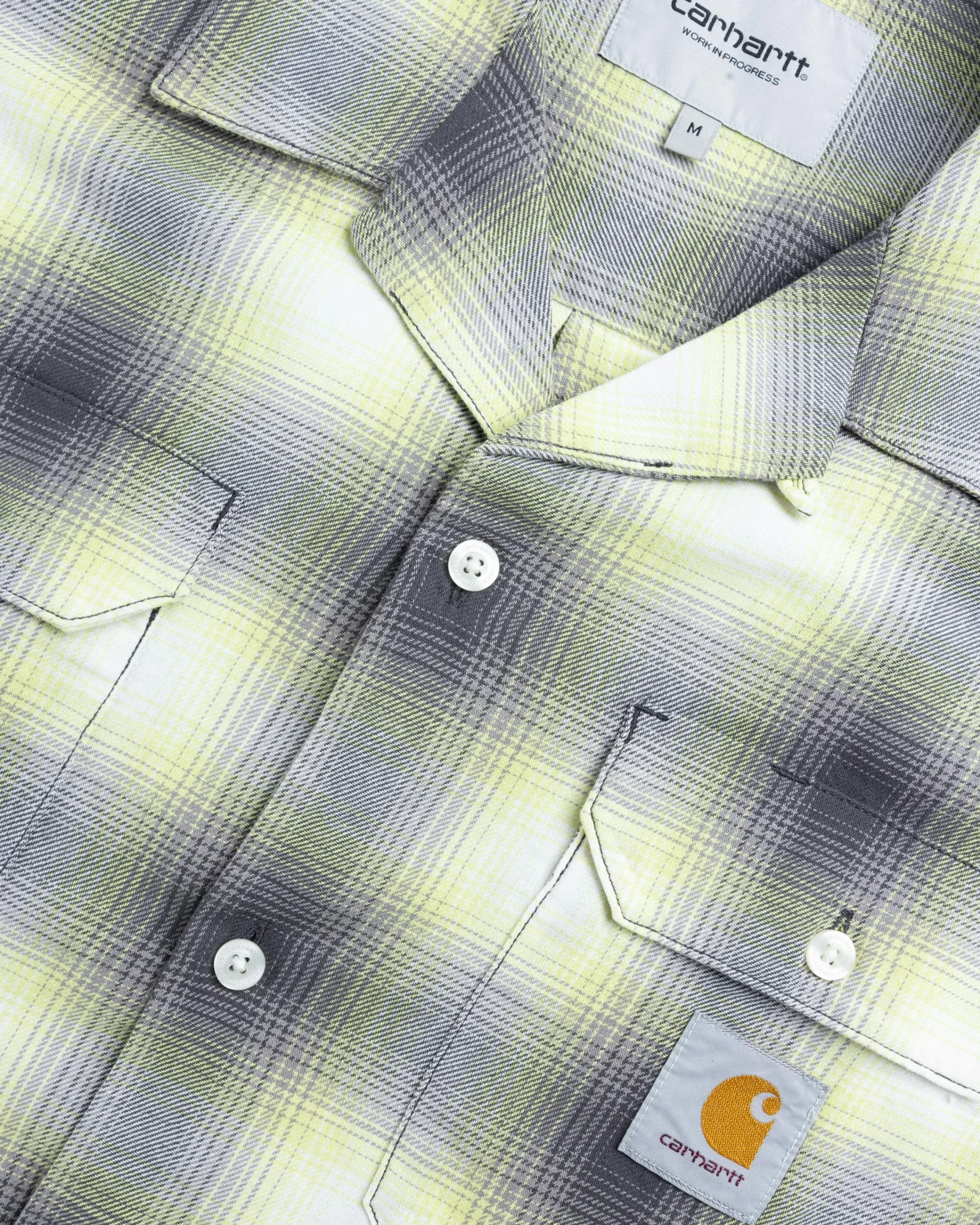 Carhartt WIP Blanchard Check Shirt Arctic Lime- Shirts