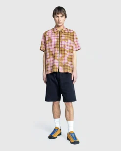 Stockholm Surfboard Club Bleached Zip Shirt- Shirts