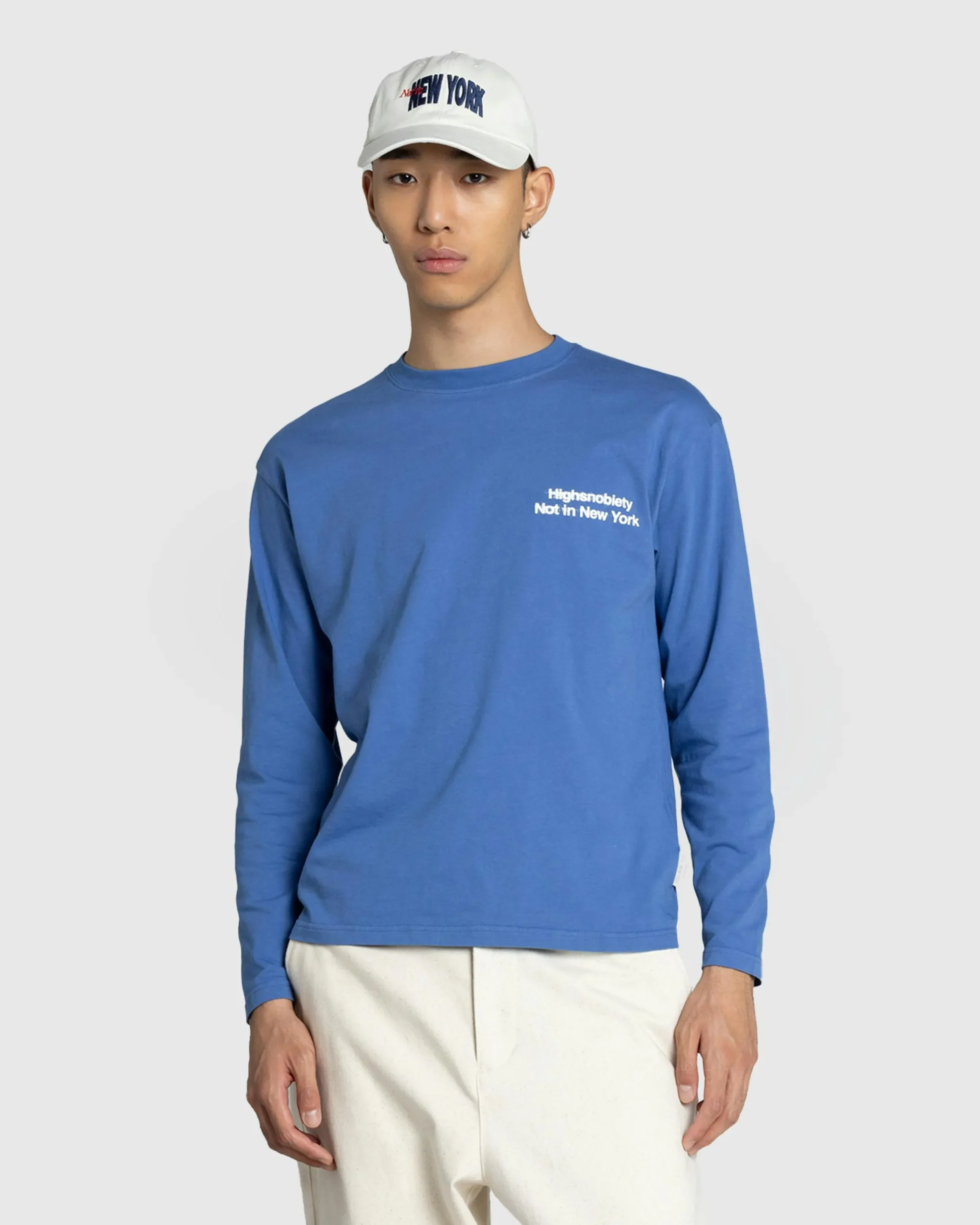 Highsnobiety Blur Long-Sleeve T-Shirt- Tops