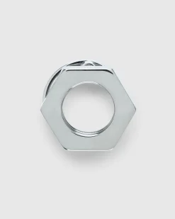 Maison Margiela Bolt and Nut Earring Palladio Burattato- Jewelry