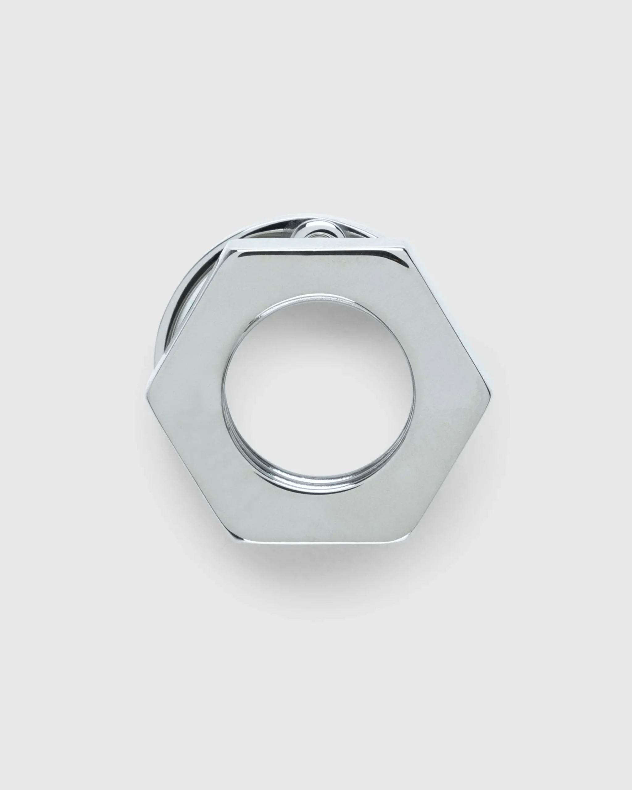 Maison Margiela Bolt and Nut Earring Palladio Burattato- Jewelry