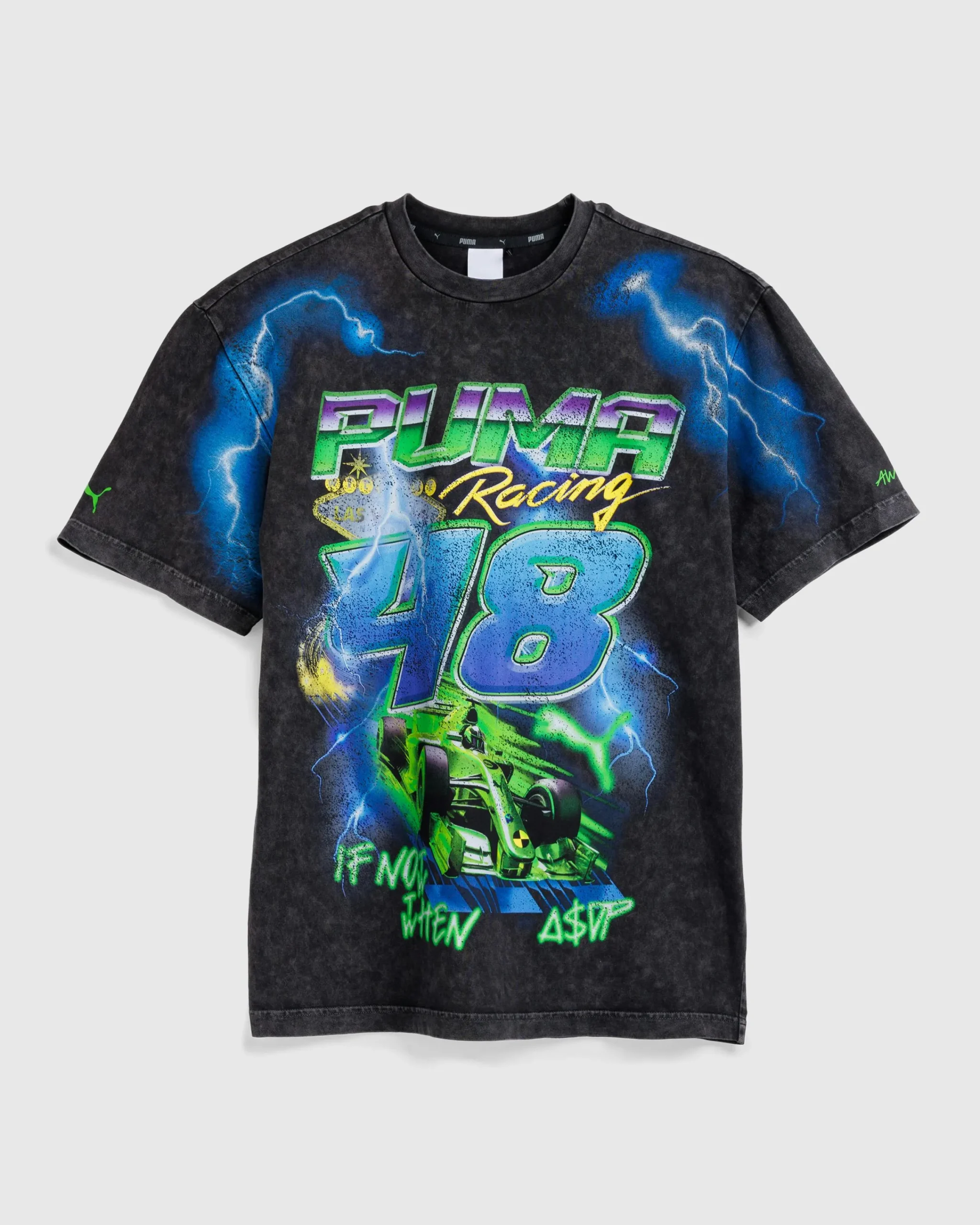 Puma Bolt T-Shirt Black- Tops