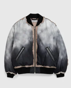 Acne Studios Bomber Jacket Faded Black- Outerwear