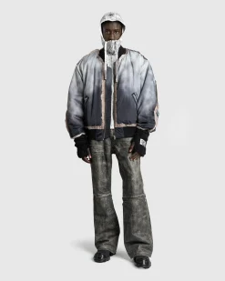 Acne Studios Bomber Jacket Faded Black- Outerwear