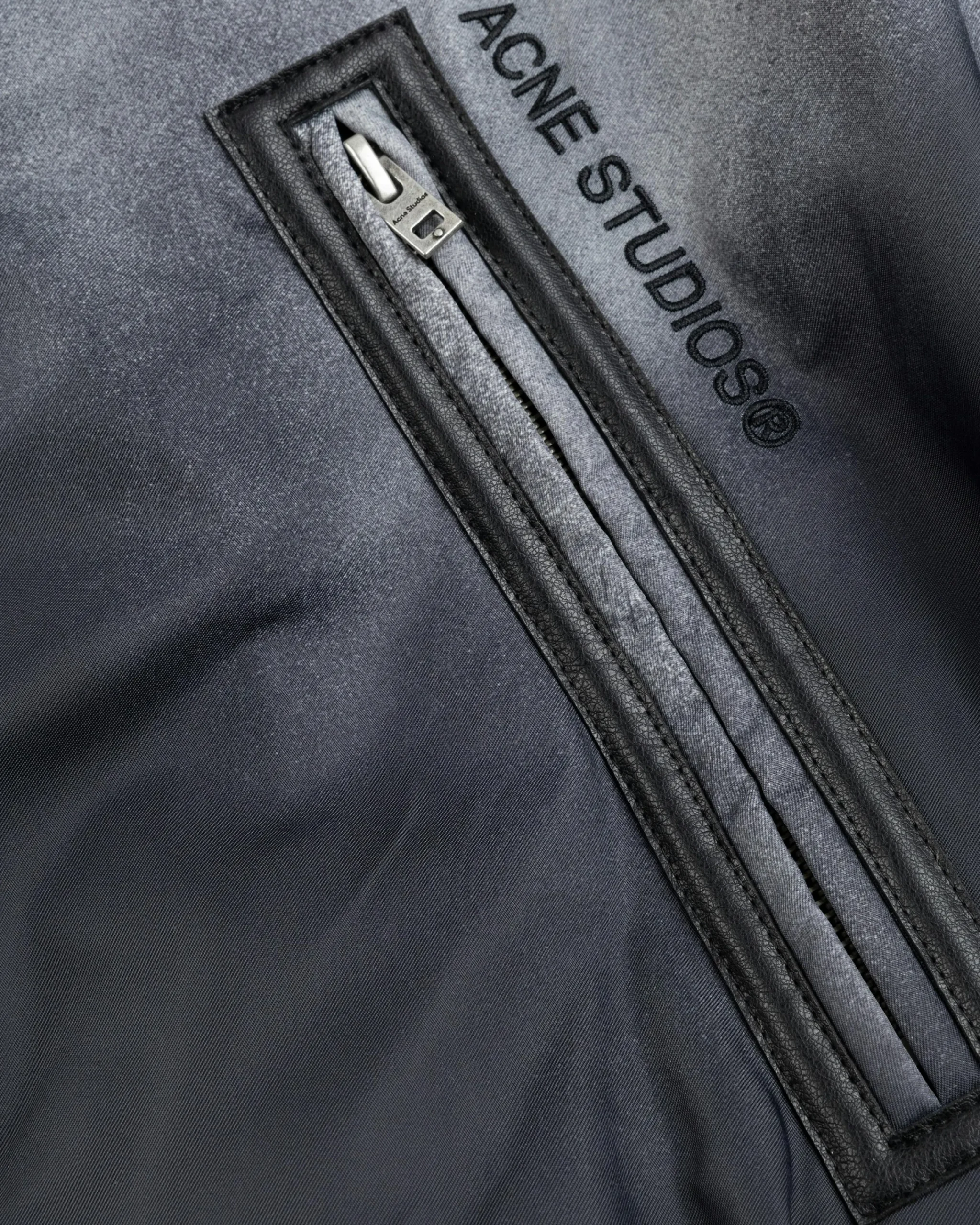 Acne Studios Bomber Jacket Faded Black- Outerwear