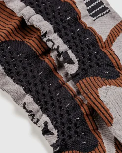 ROA Bones Long Socks Dark Brown- Socks