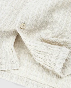 Our Legacy Box Short-Sleeve Shirt Light Authentic Seersucker- Shirts