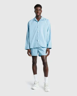 Tekla Boxer Shorts Mist Stripes- Underwear And Loungewear