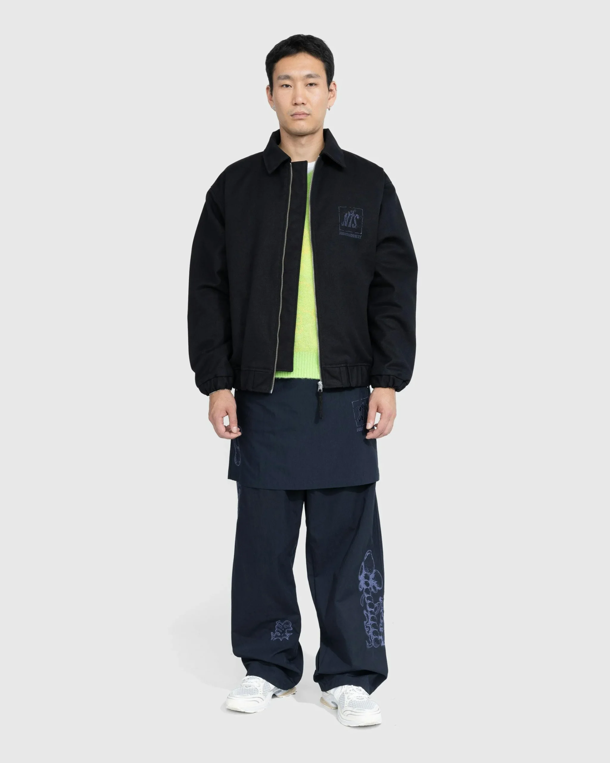 NTS Brushed Nylon Trackpa Navy- Pants