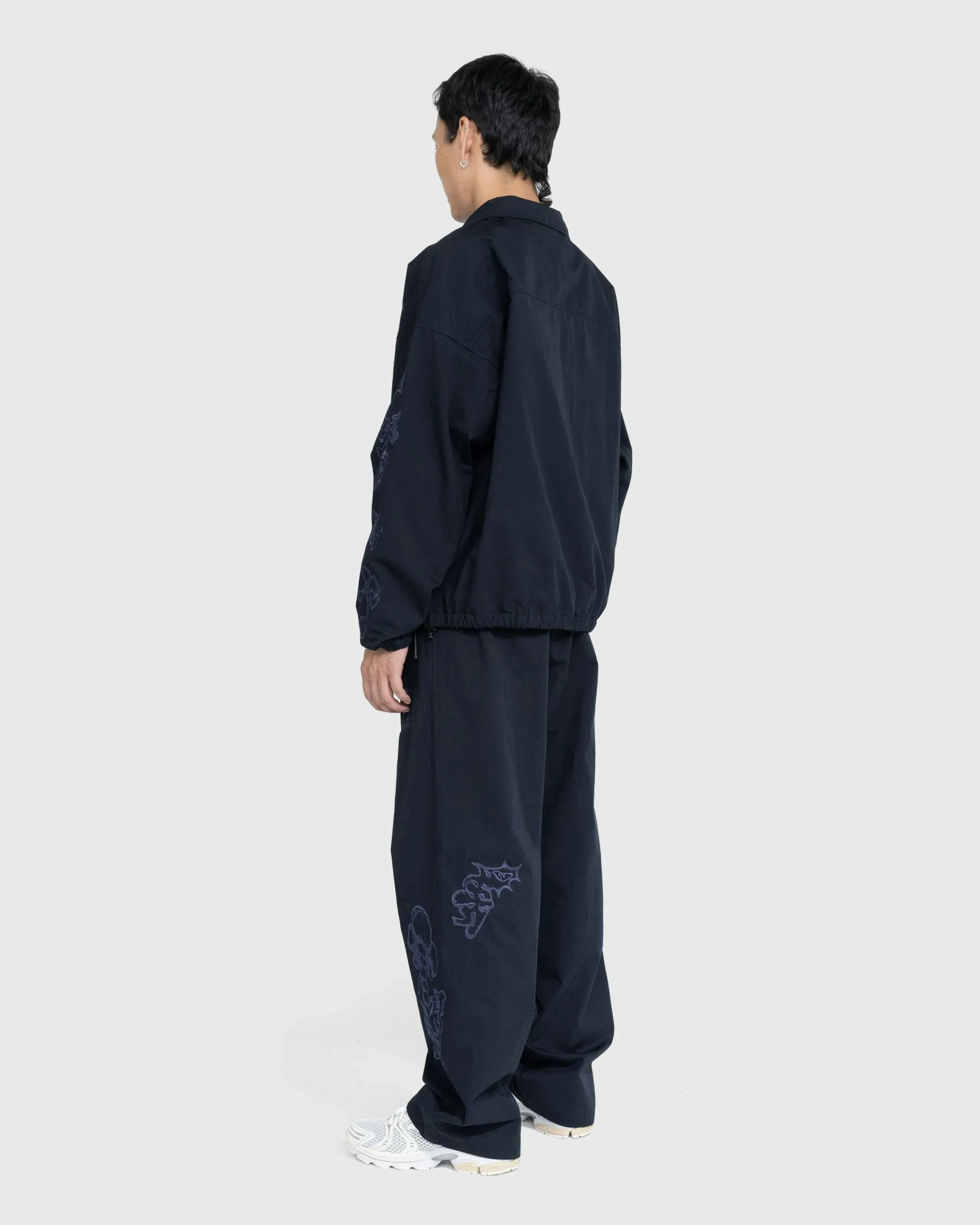 NTS Brushed Nylon Trackpa Navy- Pants