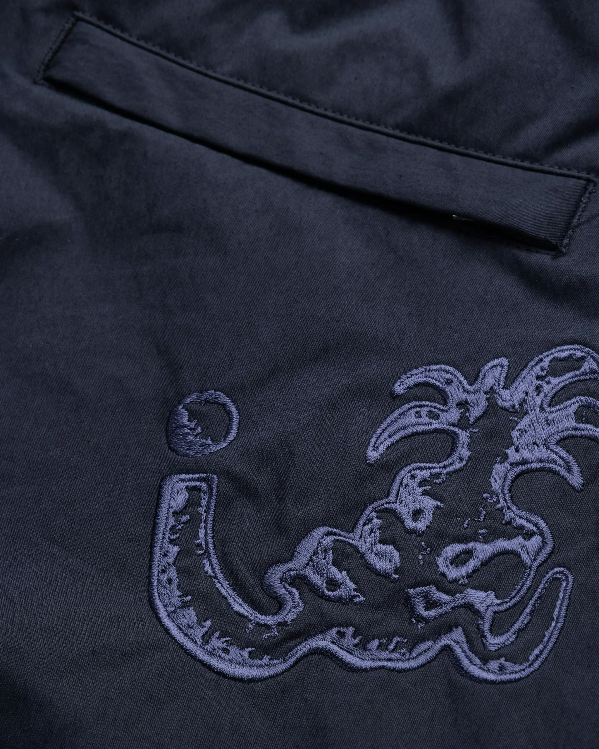 NTS Brushed Nylon Trackpa Navy- Pants