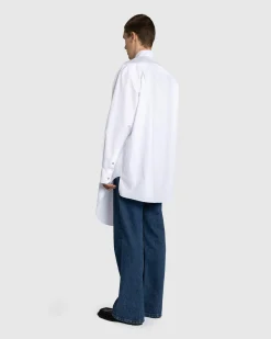 Mugler Button-Down Top Blanc Optique- Shirts