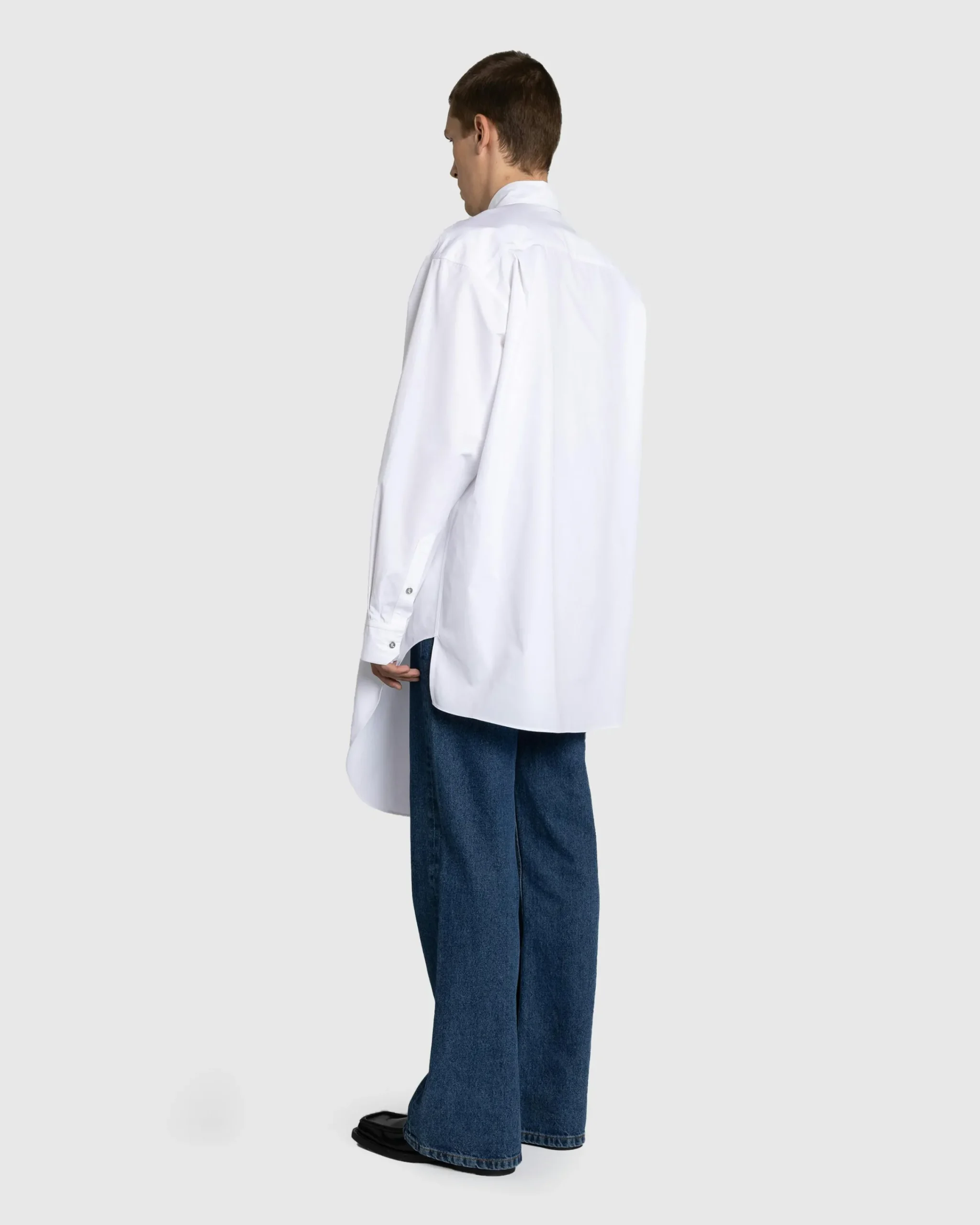 Mugler Button-Down Top Blanc Optique- Shirts