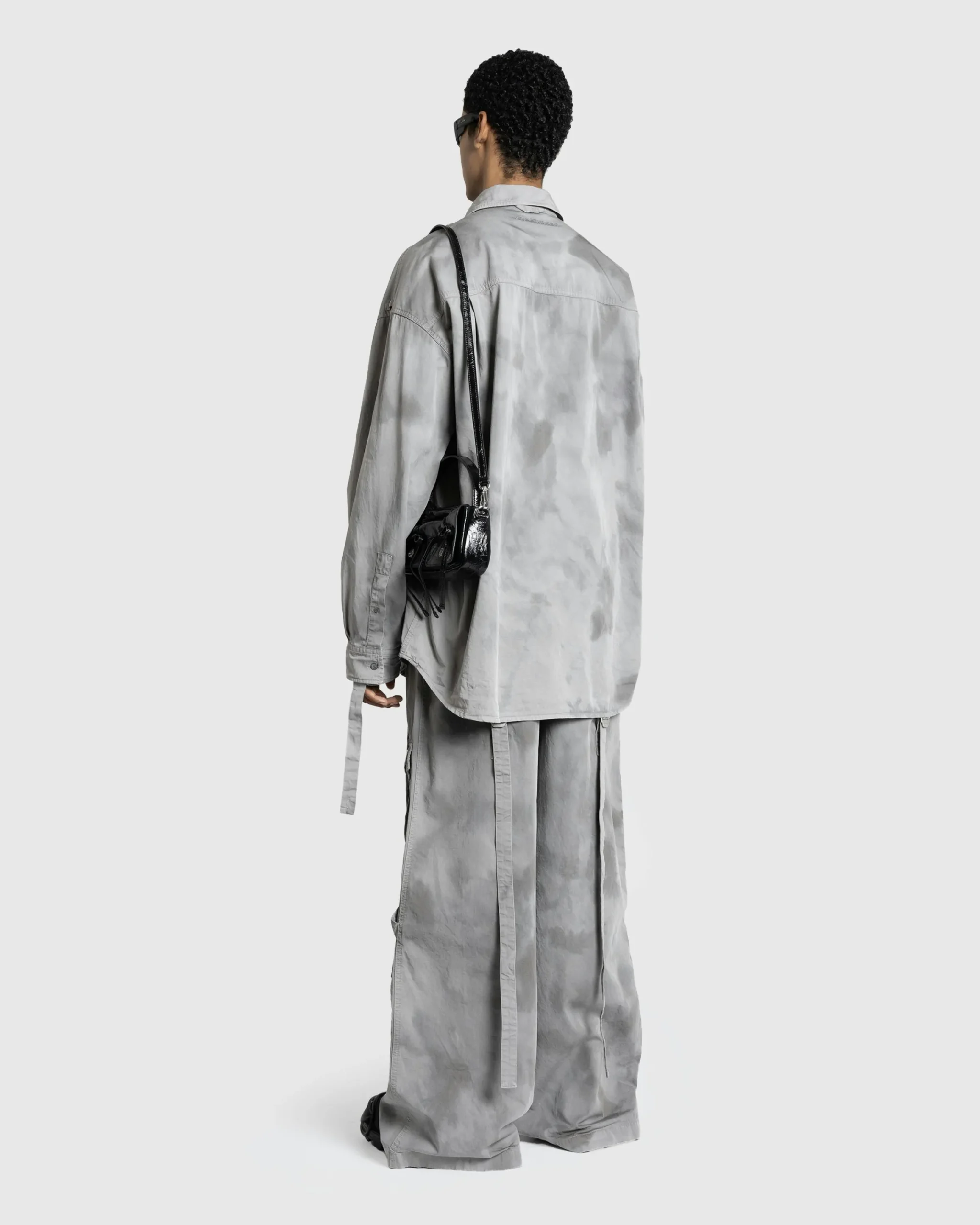 Acne Studios Button-Up Shirt Mid Grey- Shirts