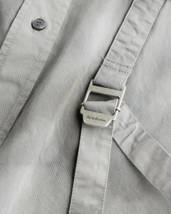 Acne Studios Button-Up Shirt Mid Grey- Shirts