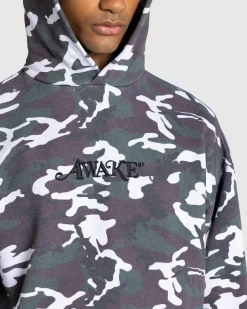 Awake NY Camo Hoodie Green- Sweats