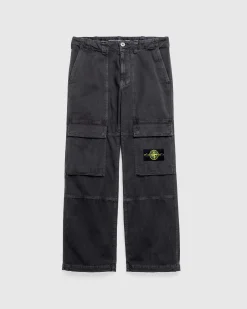 Stone Island Cargo Pants Lead Grey- Pants