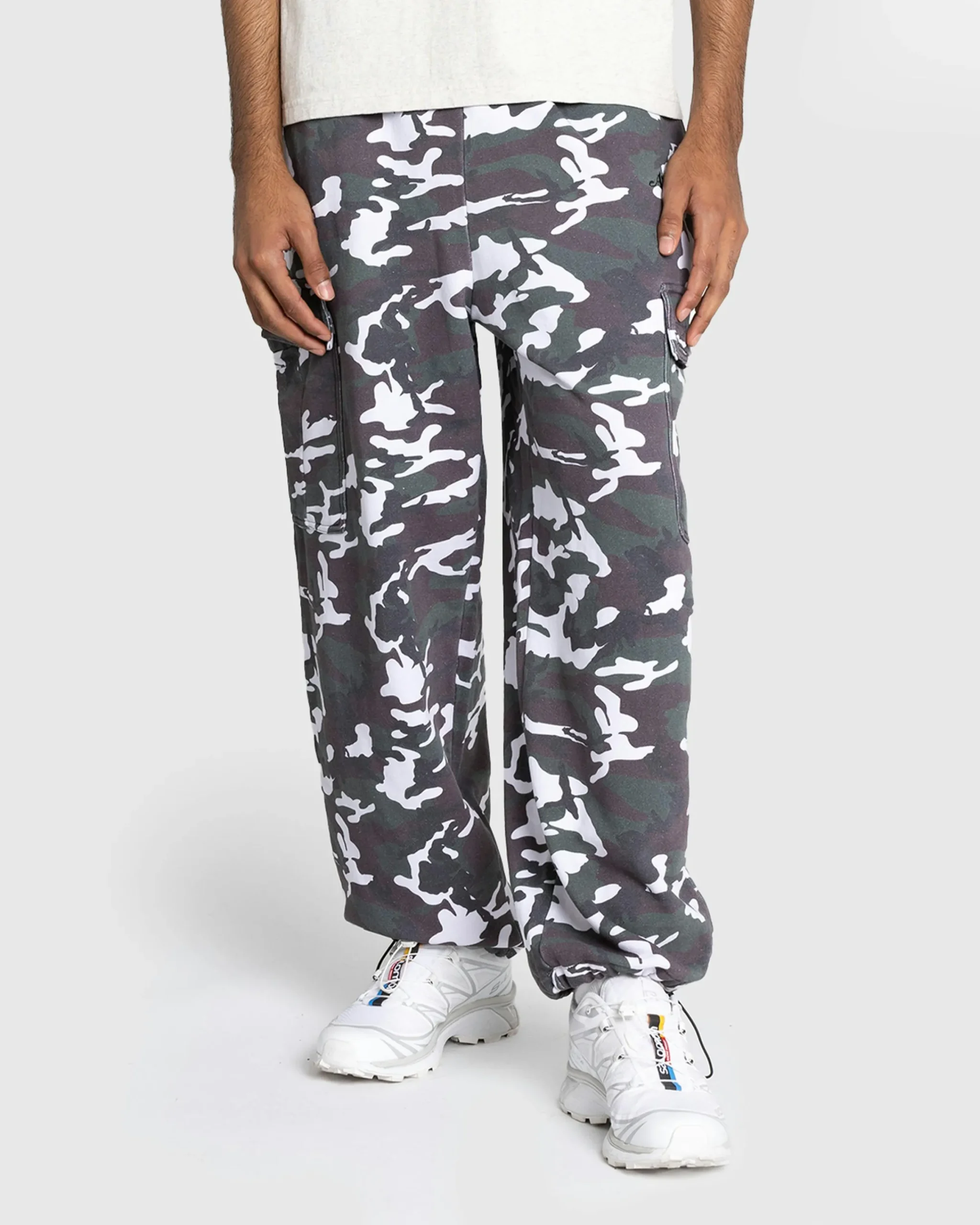 Awake NY Cargo Sweatpant Green Camo- Pants