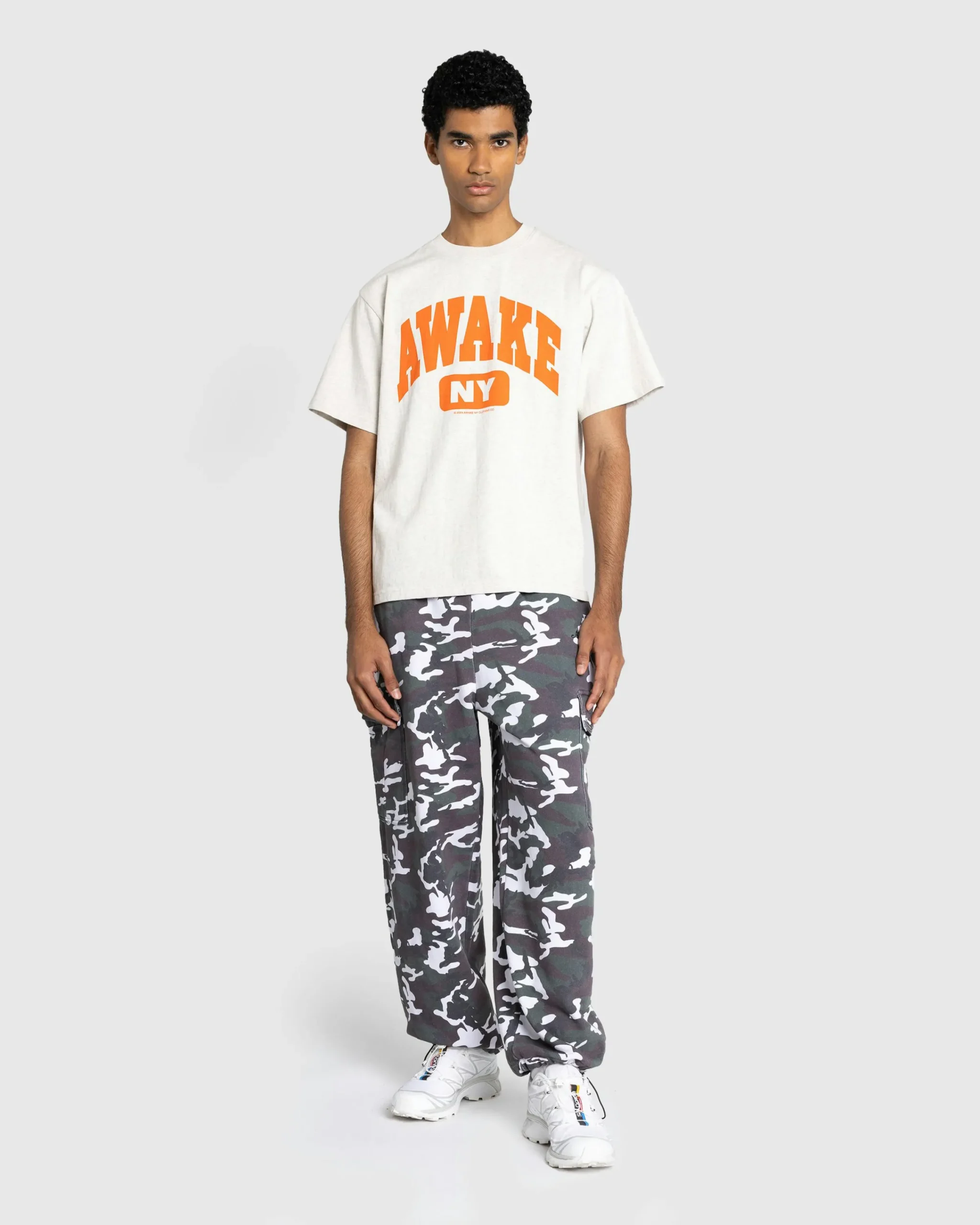 Awake NY Cargo Sweatpant Green Camo- Pants