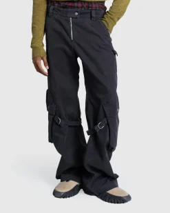 Acne Studios Cargo Trousers Charcoal Grey- Pants
